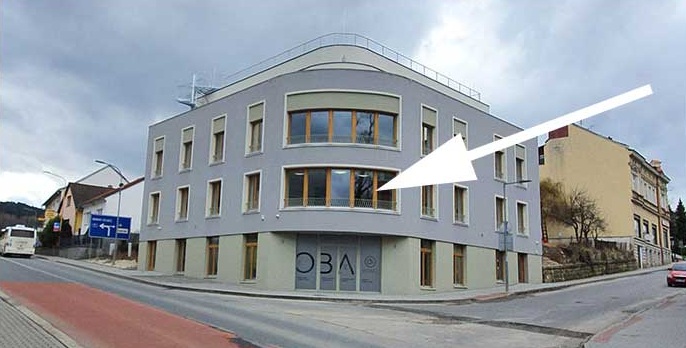 CENTAX office — Dům na rohu, Valašské Klobouky